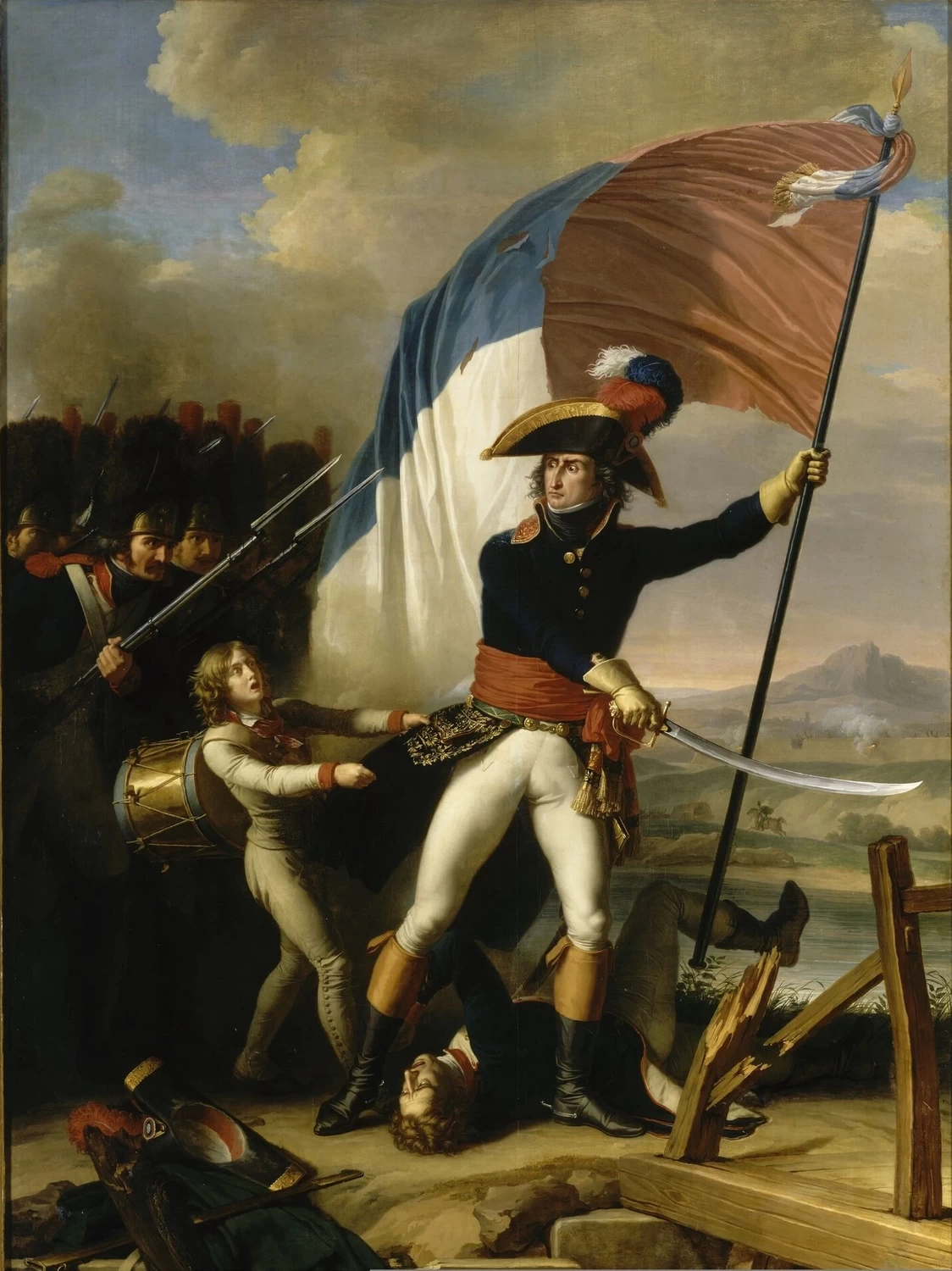 Augereau al ponte di Arcole - Versailles